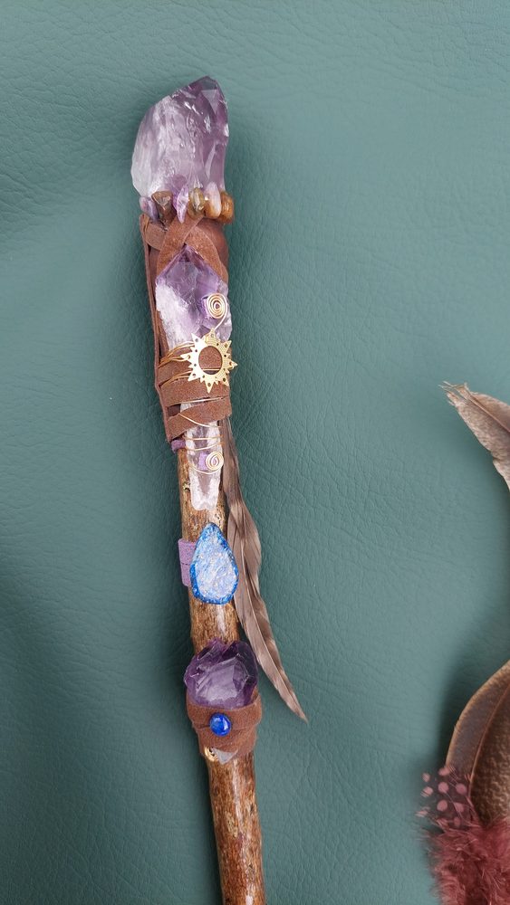 Crystal wand detail