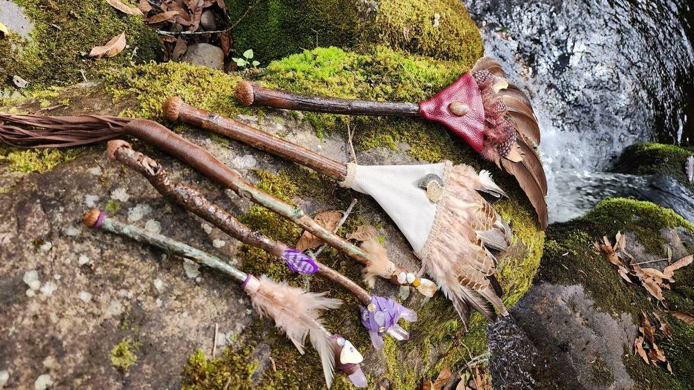 Sacred wands waterfall