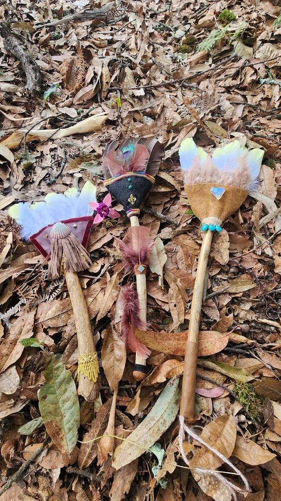 Sacred wand ceremonial creation