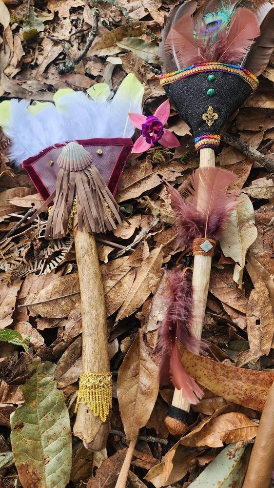 Sacred wand ceremonial creation